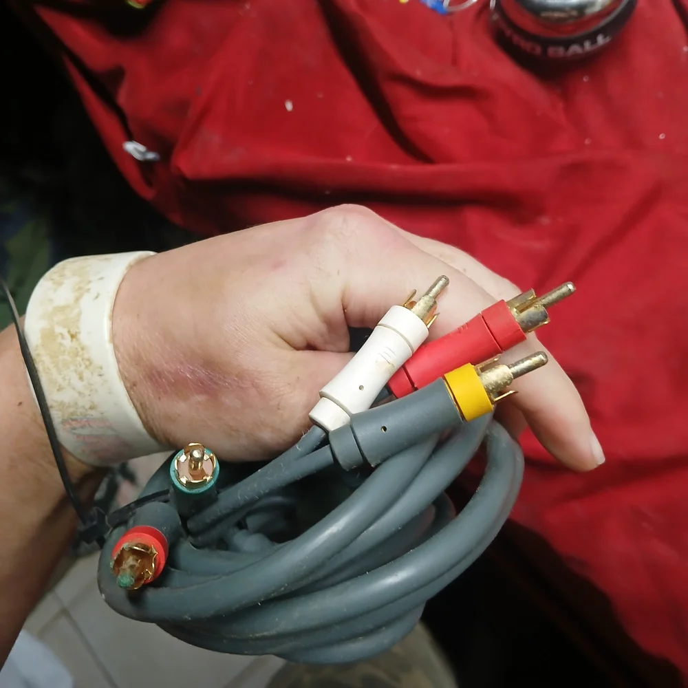 Microsoft Xbox 360 Component HD AV Cable used to connect an Xbox 360 console to